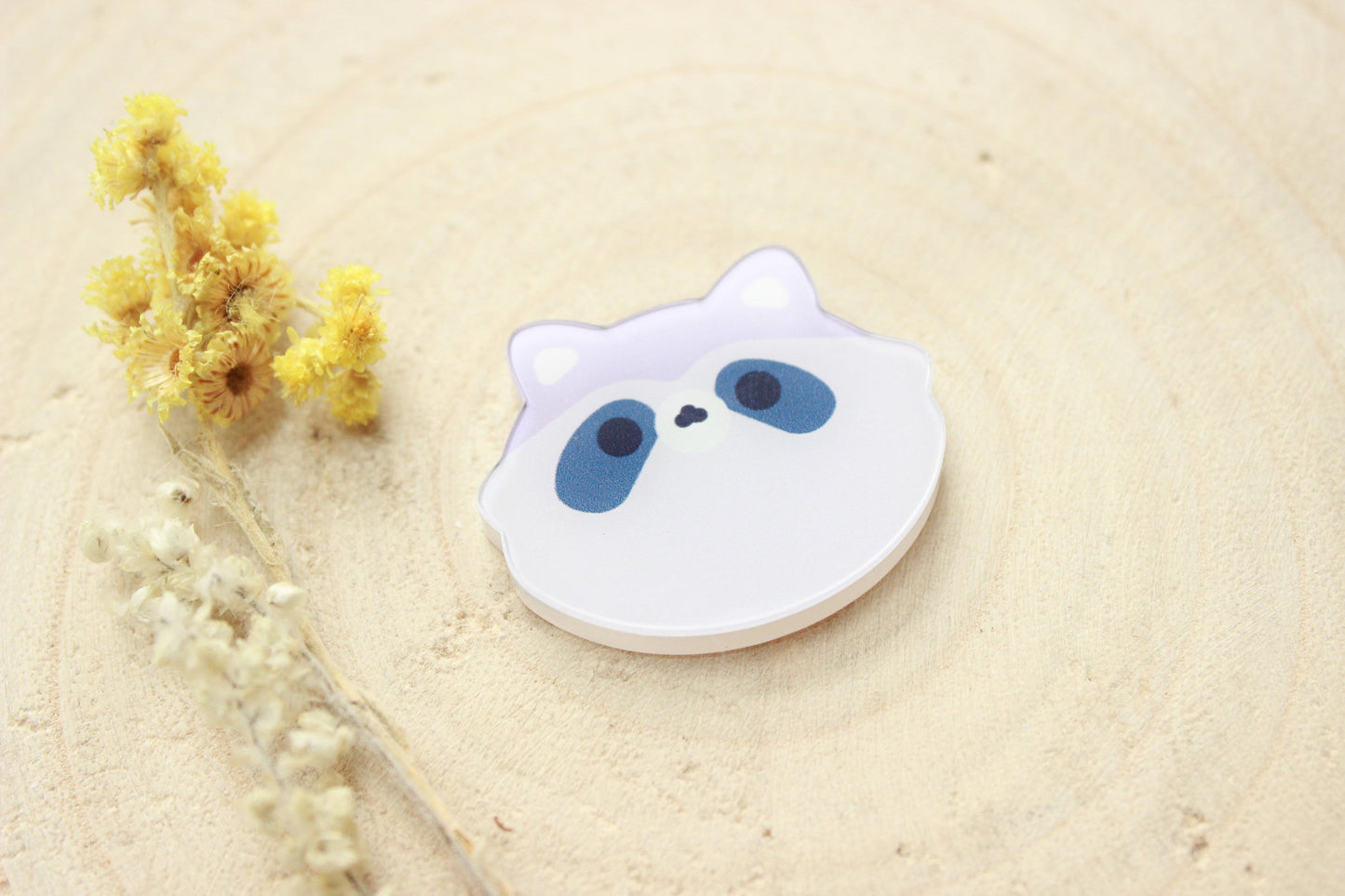 Kawaii Raccoon Magnet - vivianevalenta