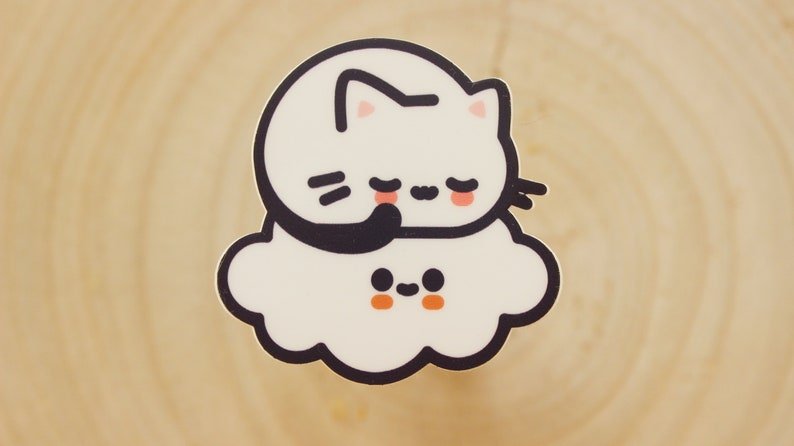 Sleepy Neko Sticker