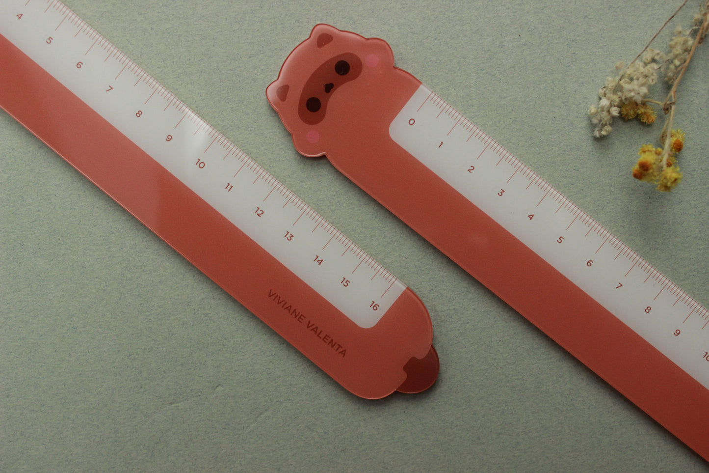 Kawaii Tanuki Ruler | 16cm - vivianevalenta