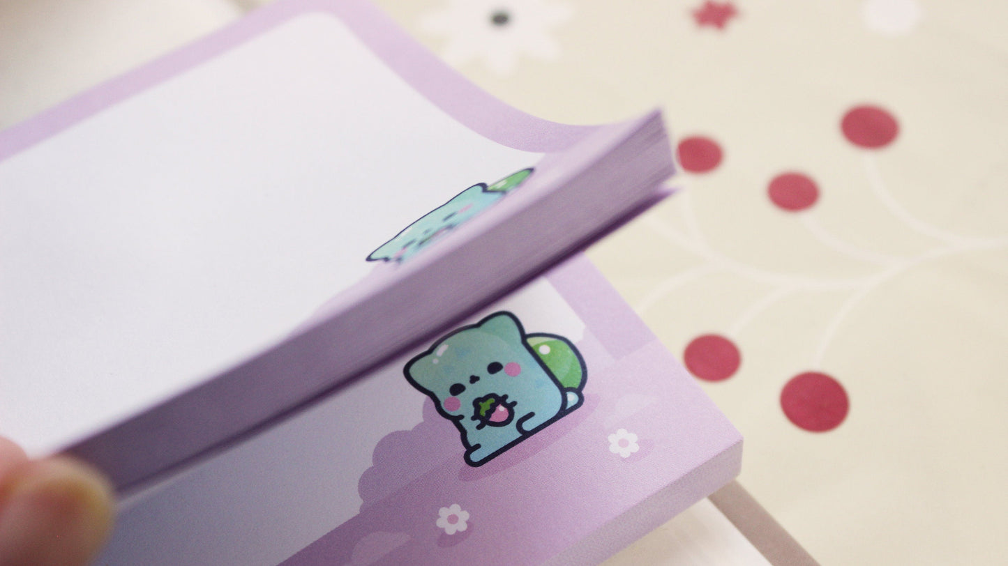 Poke Spirit Sticky Memo Pads | Cute Desk Memopads | Kawaii Memopads - vivianevalenta