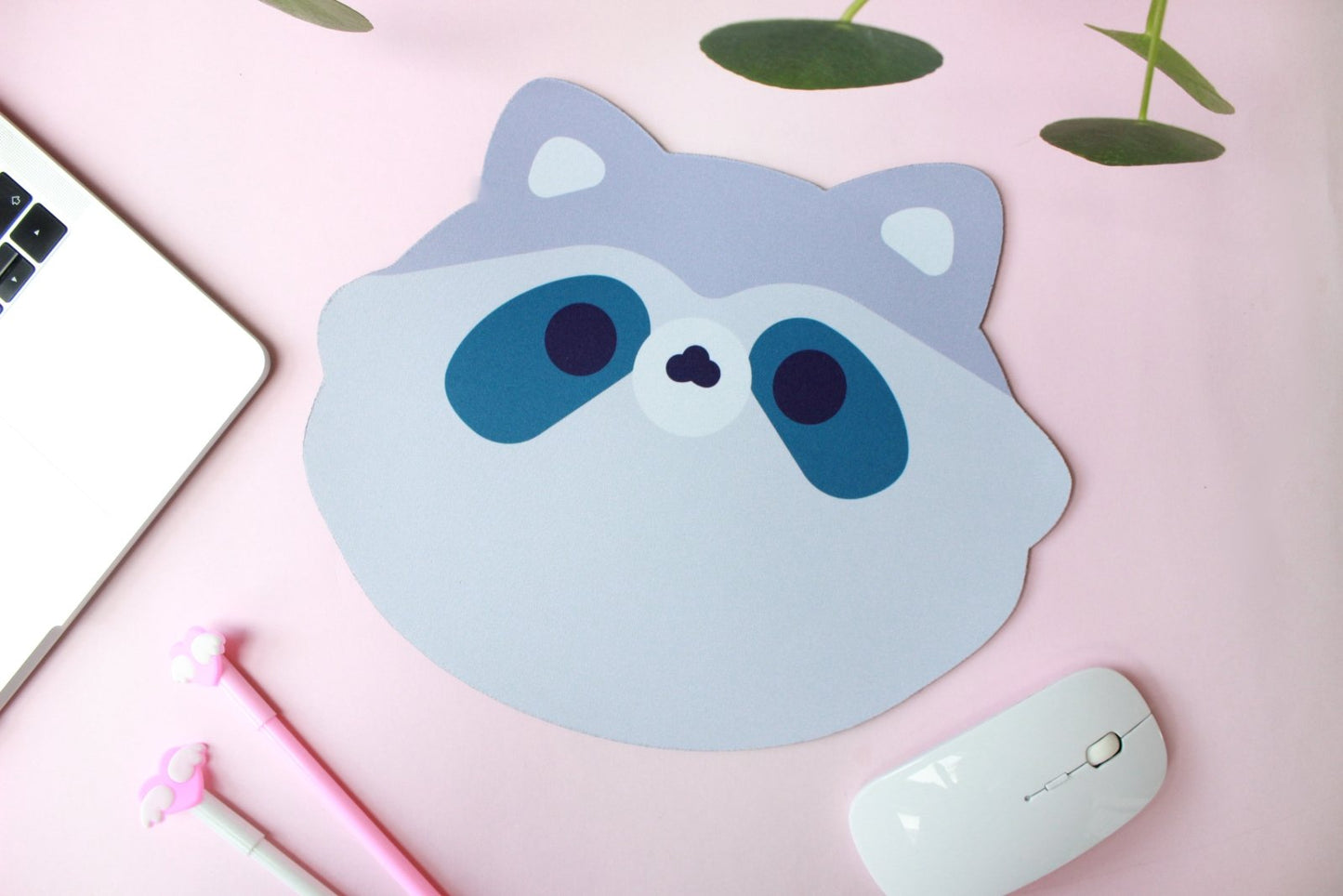 Raccoon Mouse Pad - vivianevalenta