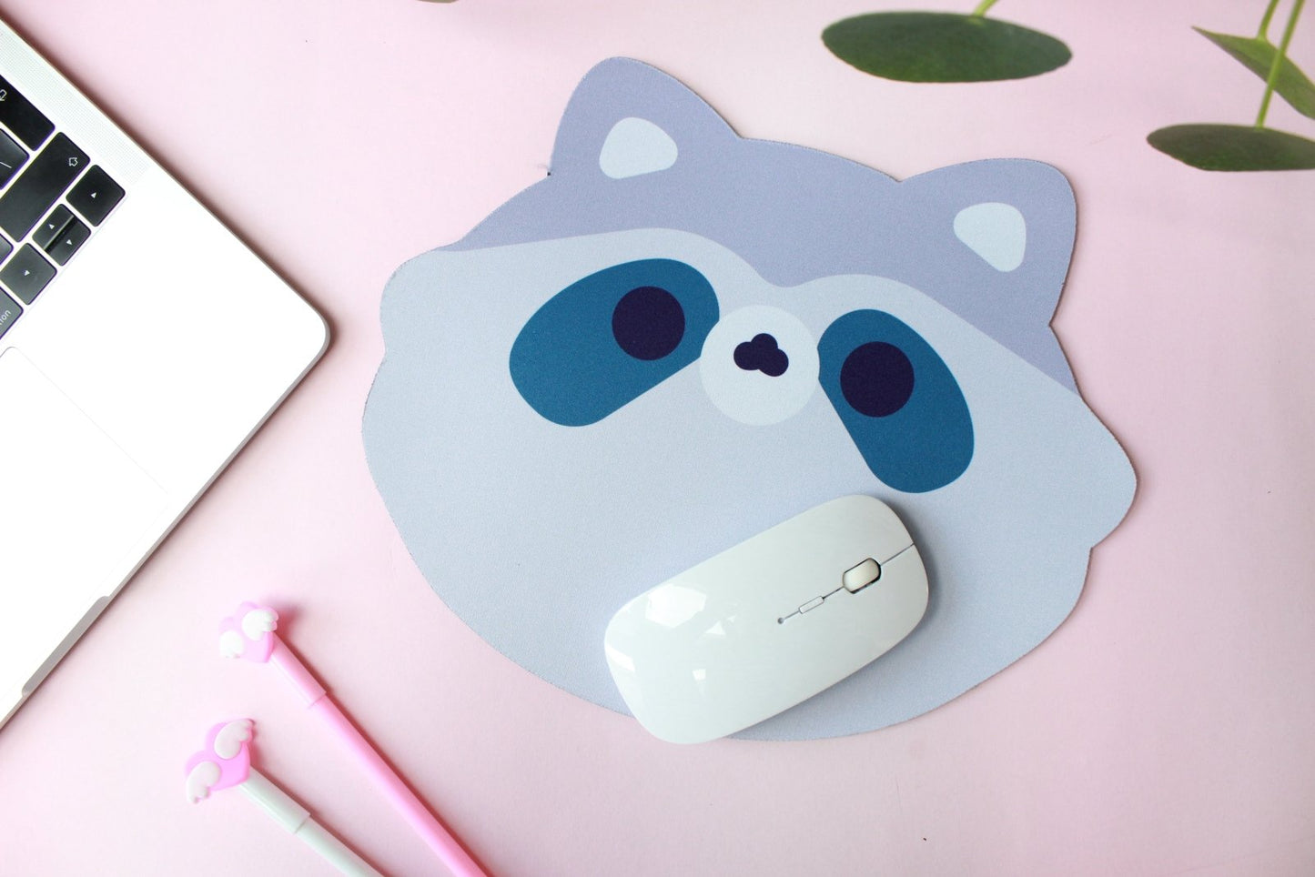 Raccoon Mouse Pad - vivianevalenta