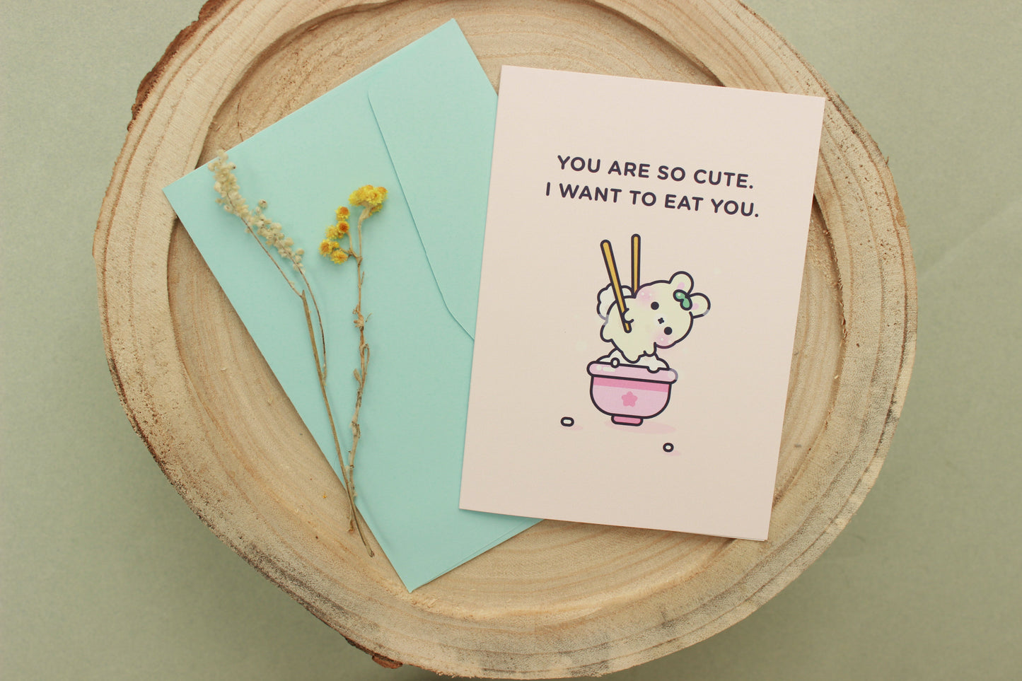 You're Cute Card - vivianevalenta