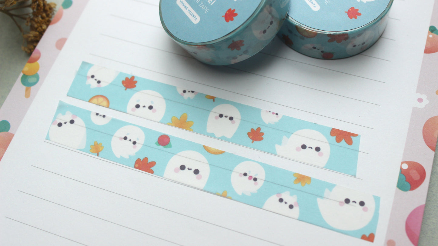 Yuurei Spirit Washi Tape | Kawaii Stationary | Cute Washi Tape - vivianevalenta