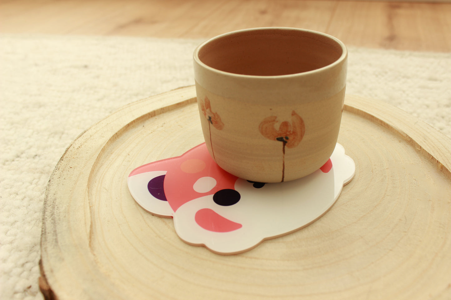 Red Panda Cup Coaster