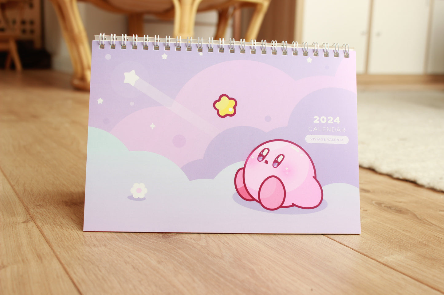 Kirby Desk Calendar 2024