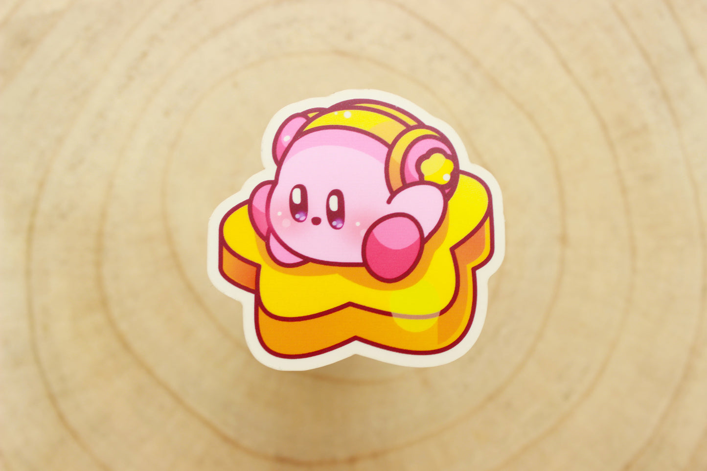 Star Rider Kirby Sticker