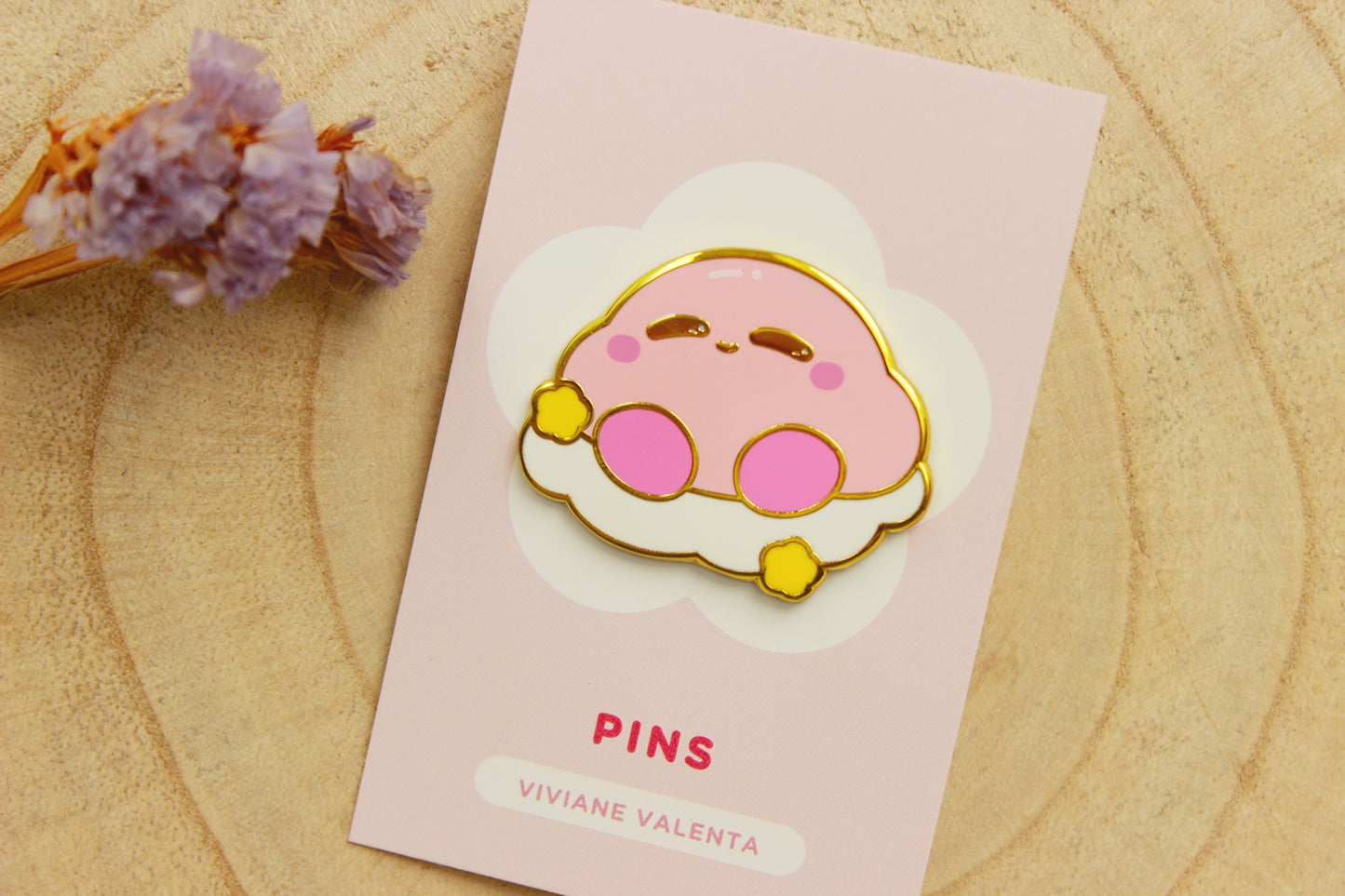 Cloud Kirby Pin