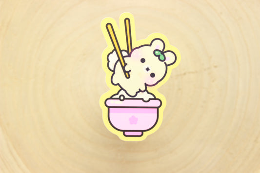 Ramen Bunny Sticker