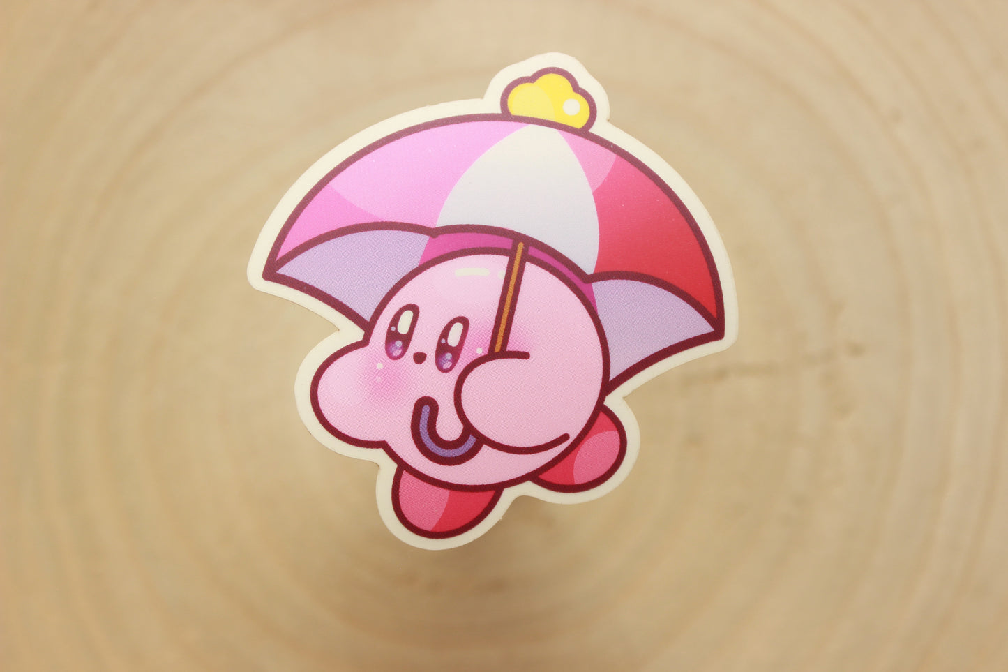 Umbrella Kirby Sticker