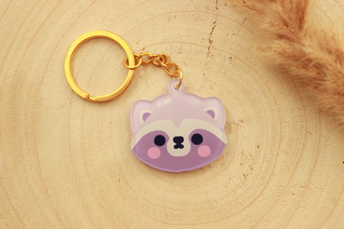 Raccoon Keychain