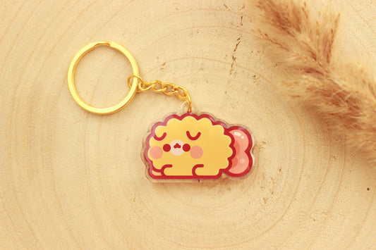 Puppy Shrimp Keychain