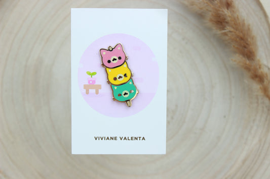 Dango Neko Pin