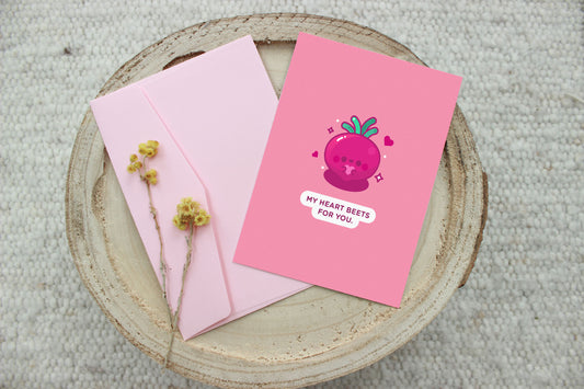 Heart Beets For You Card