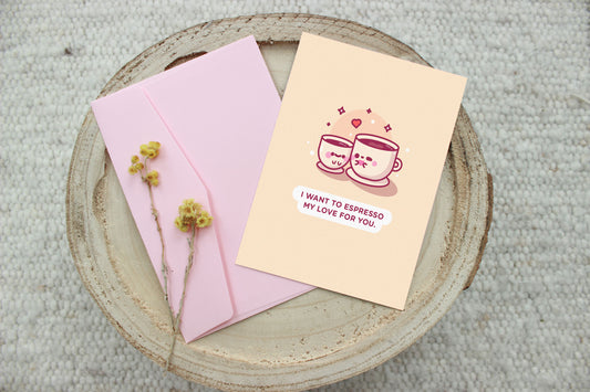 Espresso My Love Card