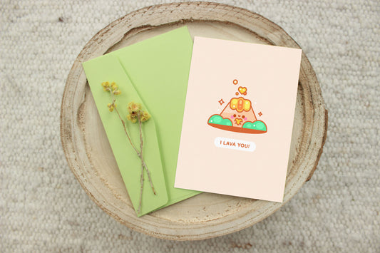I Lava You Card