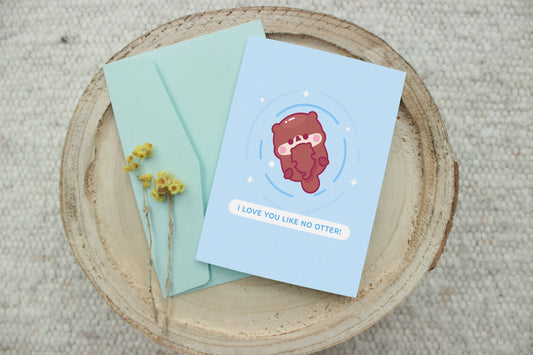 Love You Like No Otter Card