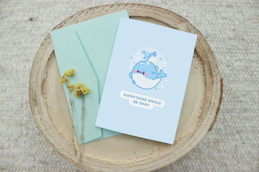 Whale Be Okay Card