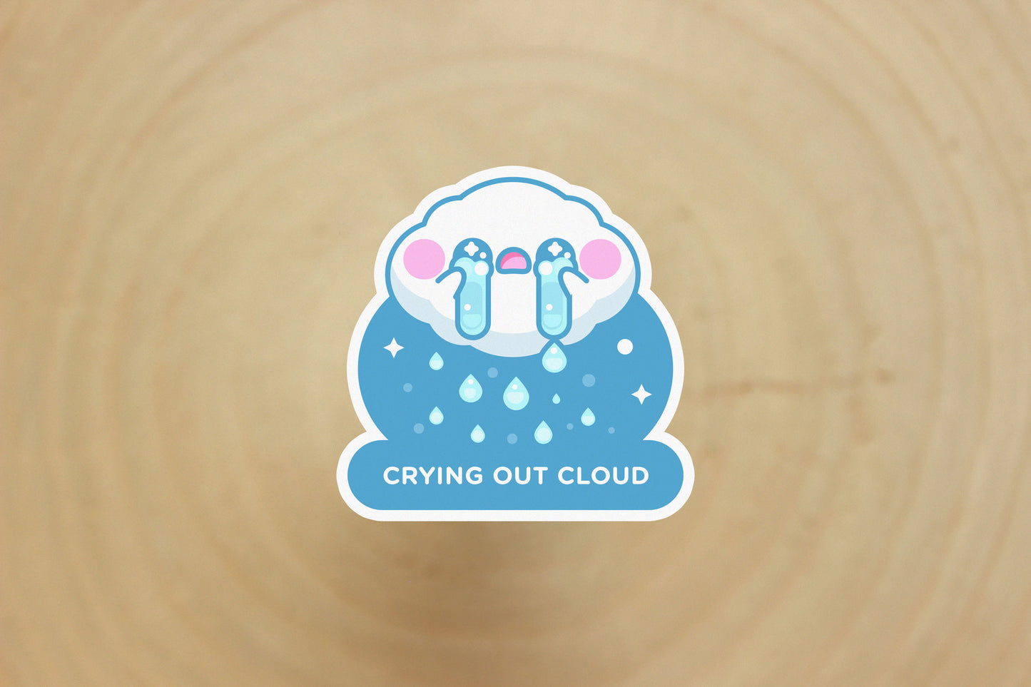 Crying Out Cloud Sticker