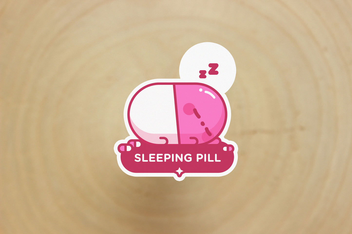 Sleeping Pill Sticker