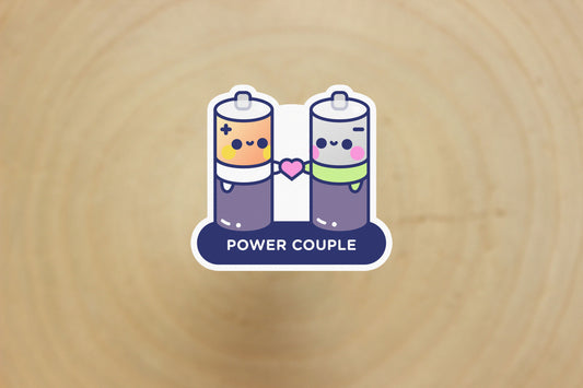 Power Couple Sticker