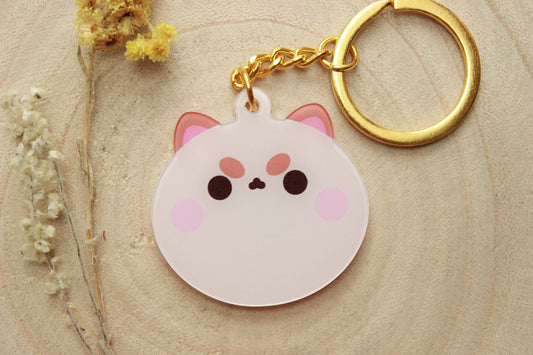 Angry Cat Keychain