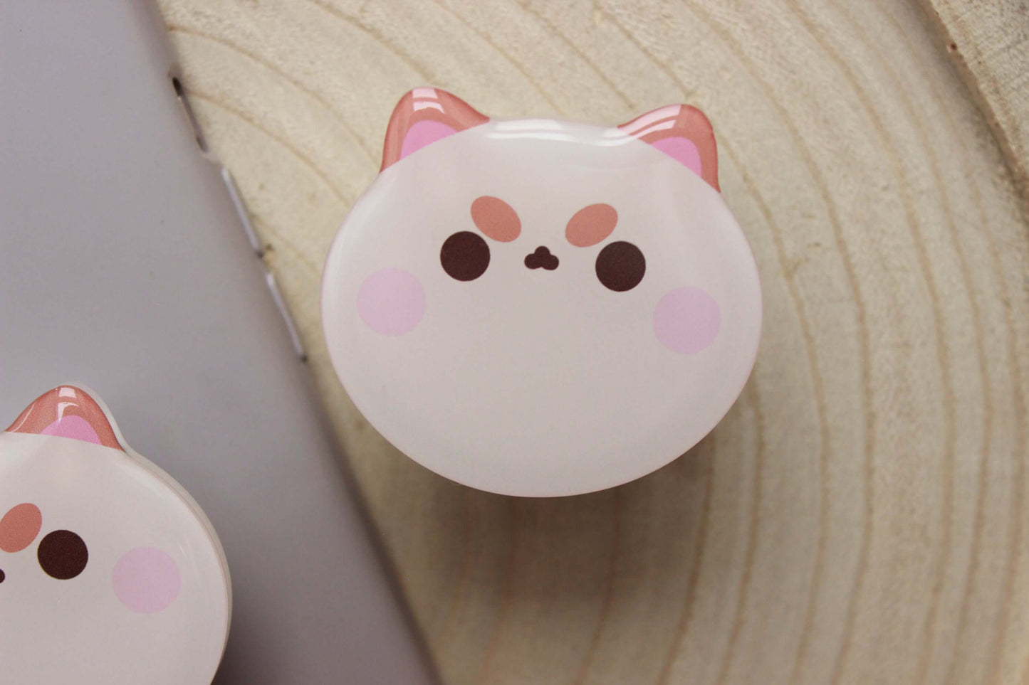 Angry Cat Phone Charm