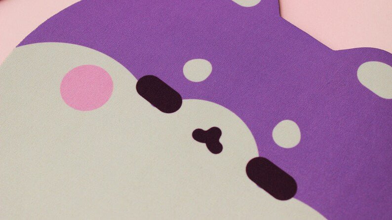 Purple Shiba Mouse Pad