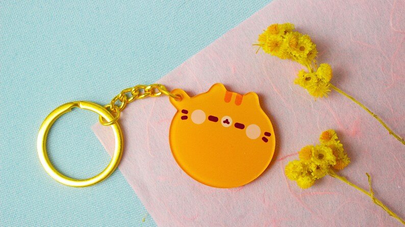 Red Cat Keychain