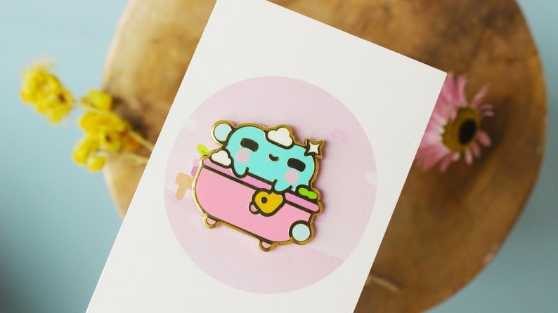 Frog Bath Tub Pin