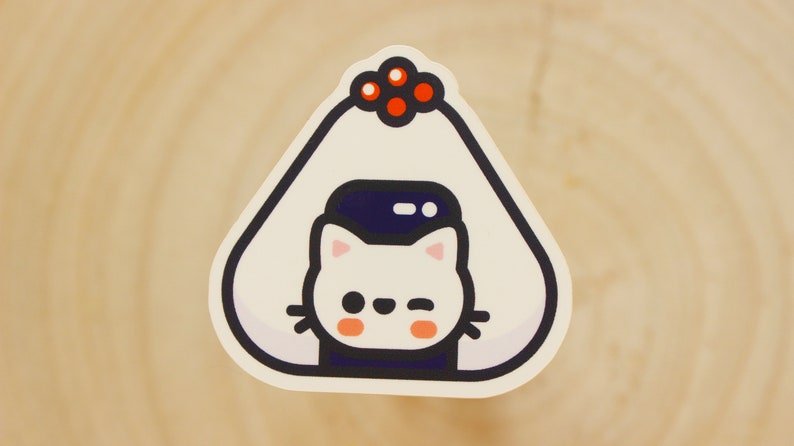 Onigiri Neko Sticker