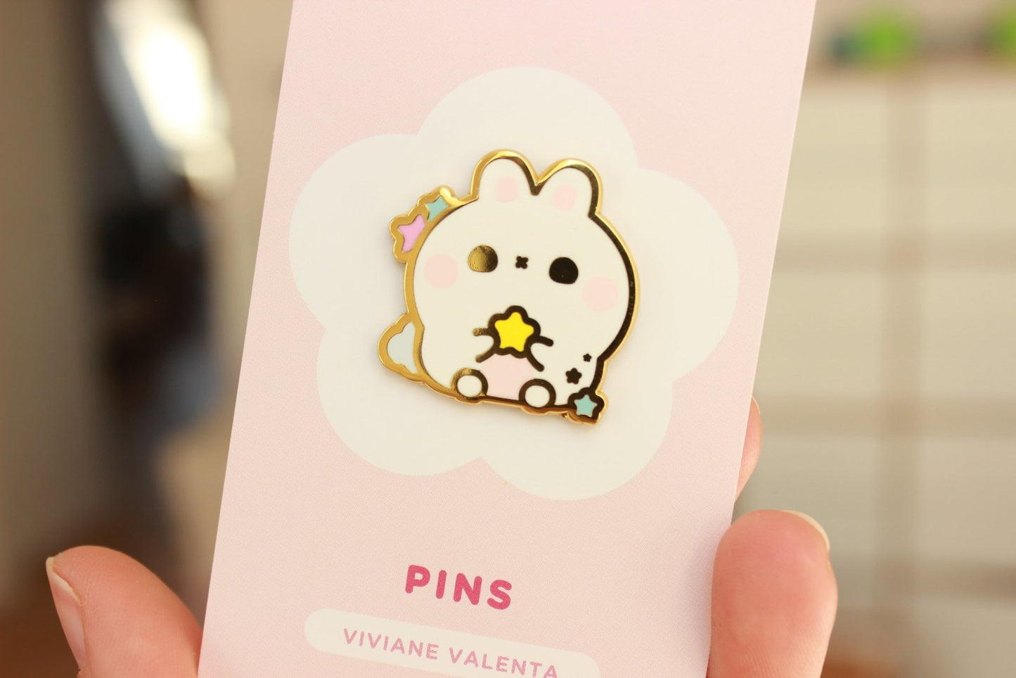 Star Bunny Pin - vivianevalenta